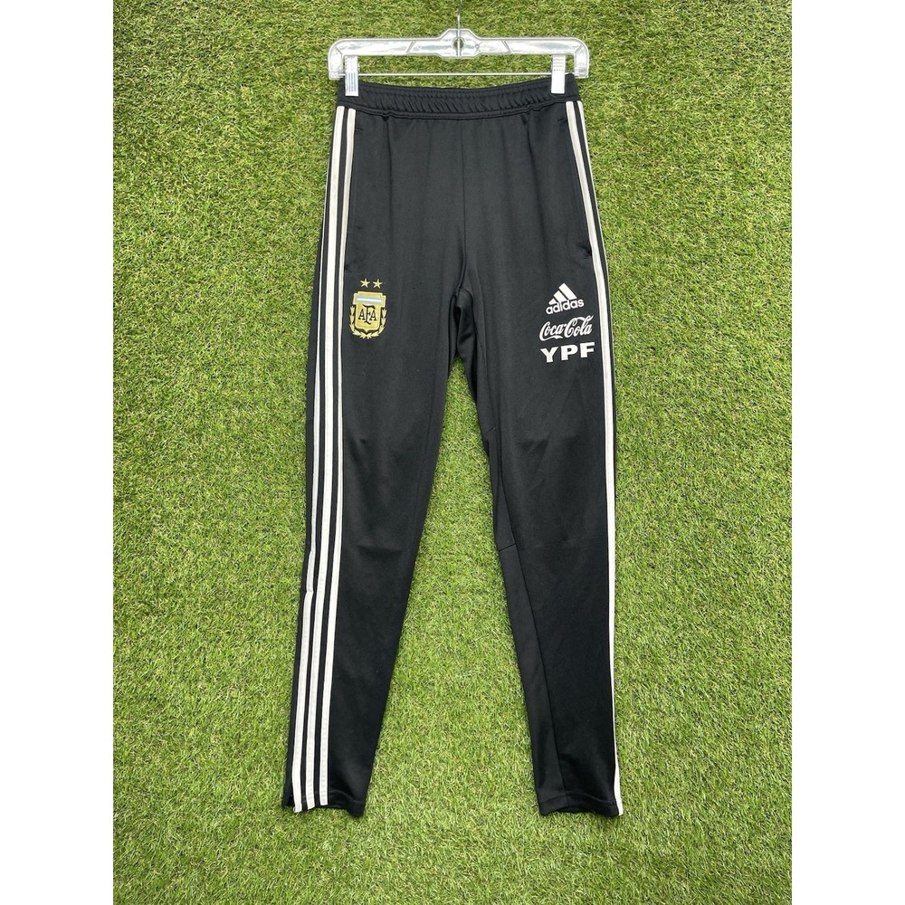adidas Sweatpants Mens XS Tapered YPF Coca Cola AFA Sports Gym 3 Stripes Stretch